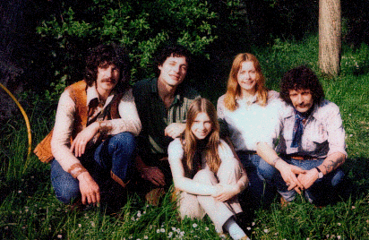 Philippe Richeux, Jean Chavot, Annie Nobel, Th�o en tourn�e (devant Fabienne)