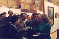 Remise de la m�daille (L'Isle Adam, salle polyvalente)